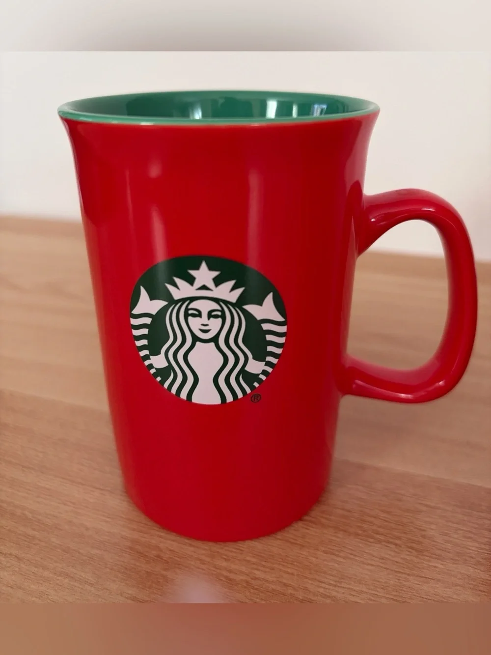 Starbucks Coffee Mugs Set of 2 2021 Mermaid Green Logo Ceramic 5” 14 oz